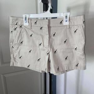 Tan Giraffe Shorts